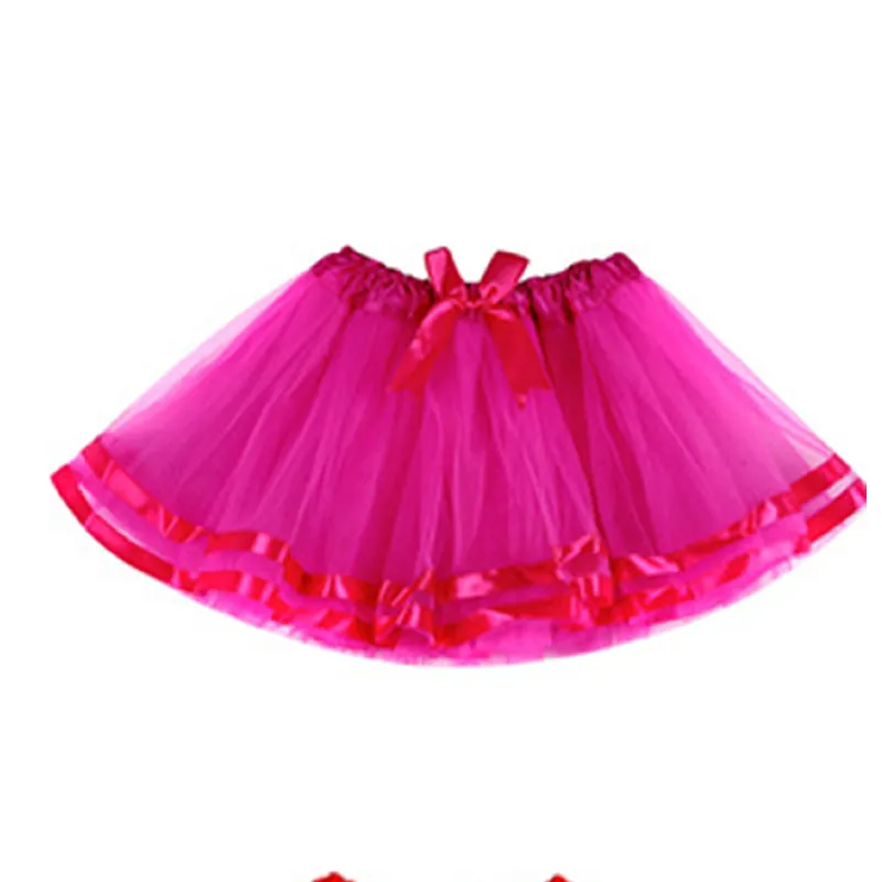 Skirt 8F Многослойные радужные юбки-пачки для маленьких девочек, с Бандана с единорогом, бальное платье для маленьких девочек, балетное платье для маленьких девочек с единорогом на день рождения - Цвет: Skirt 8F