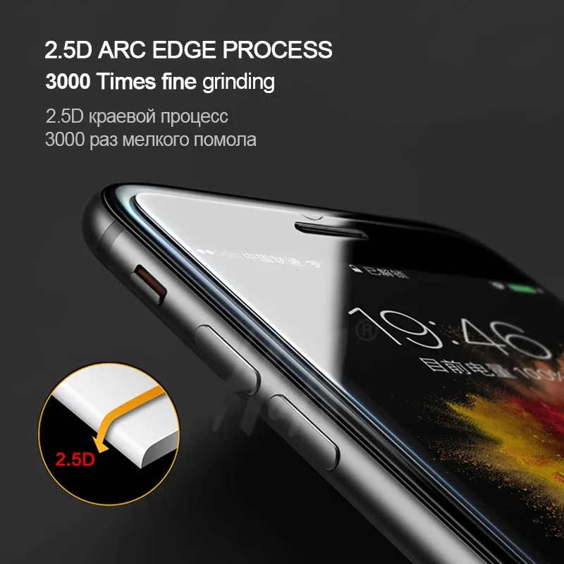 3 шт. защитных пленок для iPhone 12 11 Pro X XS MAX XR 8 6 6S 7 Plus 5 5s SE 2020 защитная пленка из