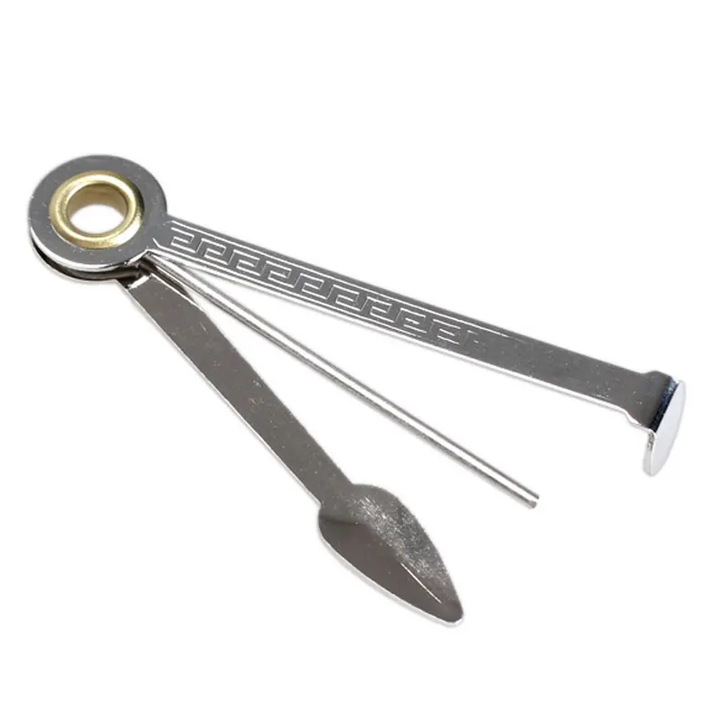 Портативная трубка для курения 3 в 1 из нержавеющей стали искусственная обжима