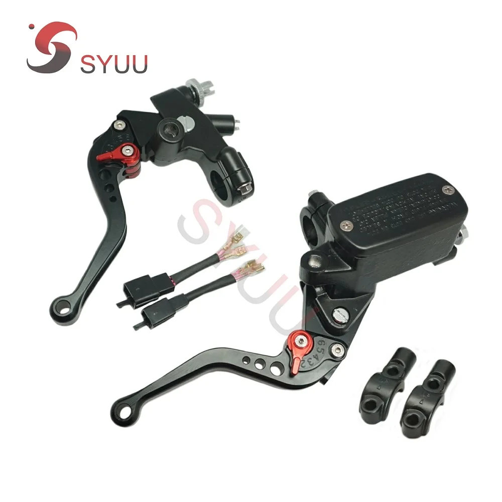 1 пара ЧПУ рычаги для руля Сцепления Мотоцикла 22 мм|master cylinder kits|brake master cylinderlever set |