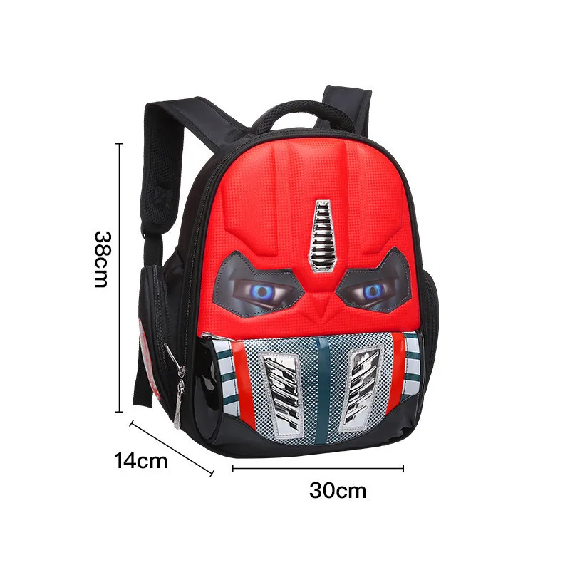 red Новые водонепроницаемые 3D Мультяшные школьные ранцы для мальчиков, крутые детские рюкзаки, детские школьные рюкзаки, Mochilas Escolar Infantil - Цвет: red