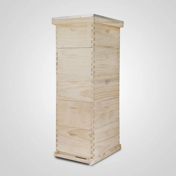 Высокое качество Lang stroth Bee Hive 10 Frame 1 Deep 4 средняя коробка (без рамок или основы)