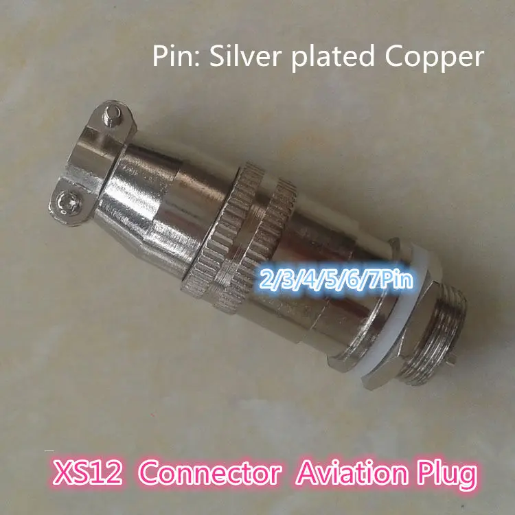 1 шт. AP040 XS12 2/3/4/5/6/7Pin 12 мм Мужской и Женский Разъем авиационный разъем M12 круглая