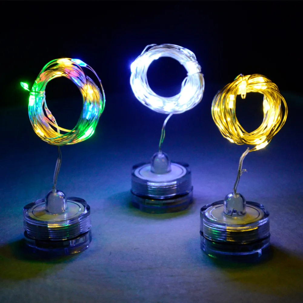 Гирлянда светодиодная медная Водонепроницаемая с 20 светодиодами 2