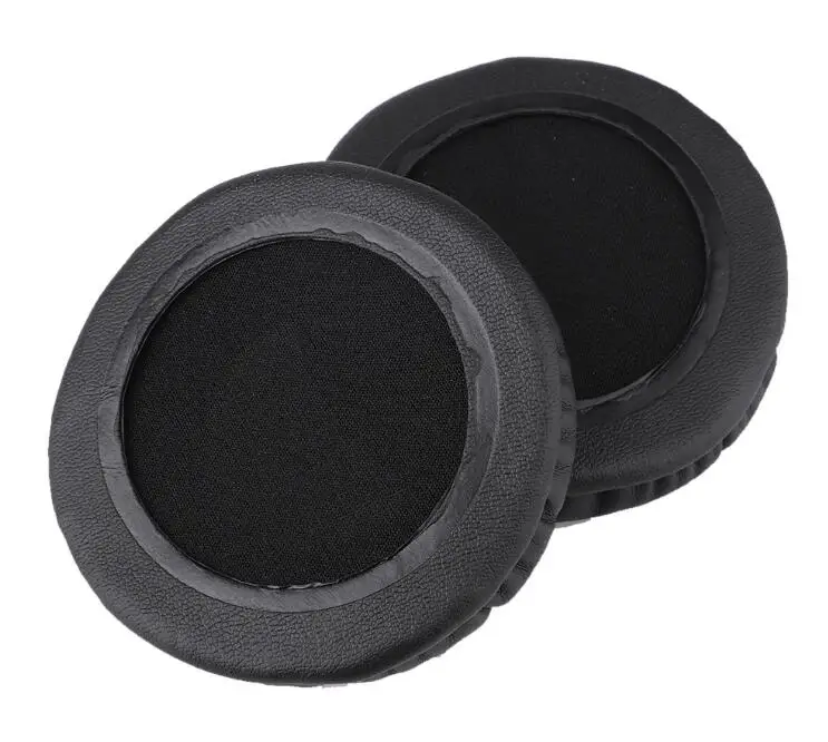 Черный 80 мм подушки амбушюры общая Замена амбушюры для sony MDR V55 MDR V500 MDR 7502 и Audio-Technica ATH WS99 WS70 WS77 - Цвет: Черный