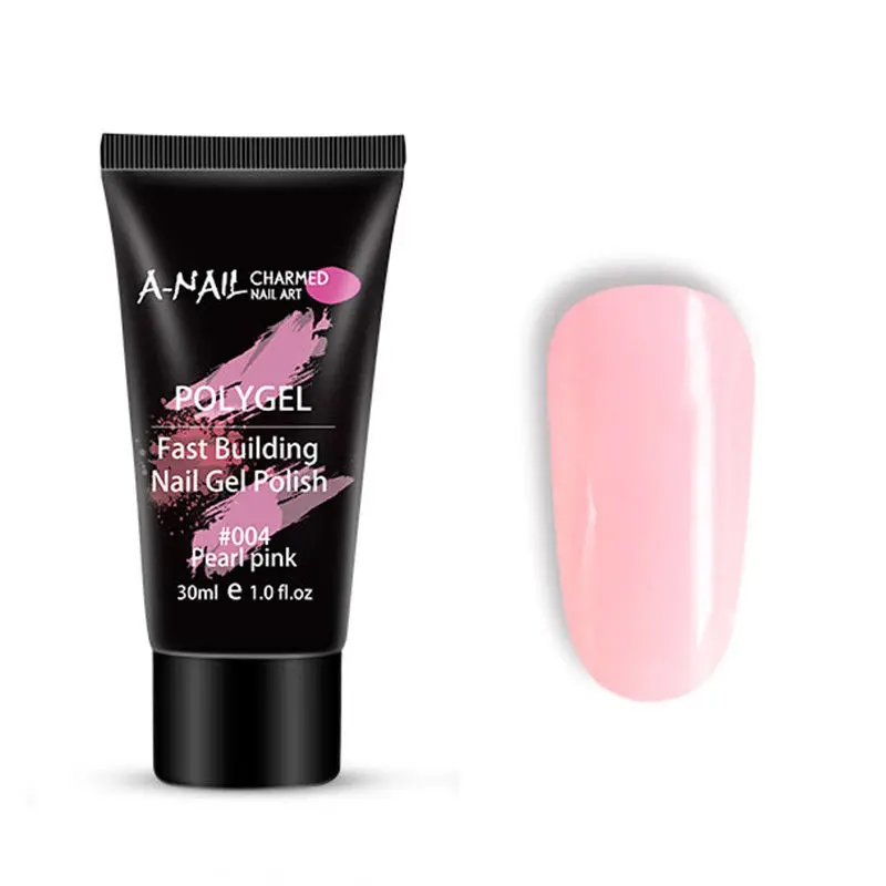 30 мл УФ поли гель для ногтей кисть Форма инструменты Советы Расширение быстрое