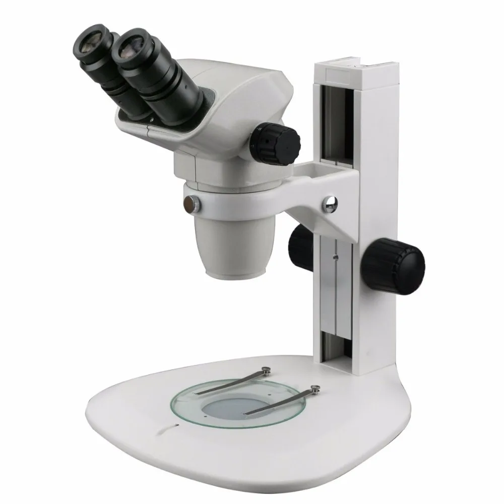 

Parfocal Stereo Zoom Microscope--AmScope Supplies Ultimate 6.7x-45x Binocular Parfocal Stereo Zoom Microscope & Track Stand