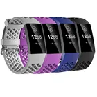 Воздухопроницаемый Спортивный Браслет Fitbit с 3 ремешками для зарядки, силиконовые удобные браслеты для женщин и мужчин