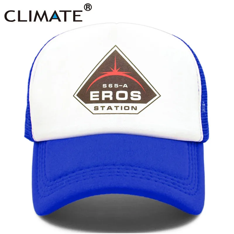 Blue CLIMATE The Expanse Кепка-бейсболка Eros станция Кепка ракета внешняя Кепка Астероидный пояс летние бейсбольные кепки в стиле хип-хоп шляпа мужская - Цвет: Blue