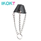 IKOKY парашютные шары, носилки, секс-игрушки для мужчин, мужской пенис, кольцо для пениса, Мошонка, связывание, клетка для торта, мужское устройство верности