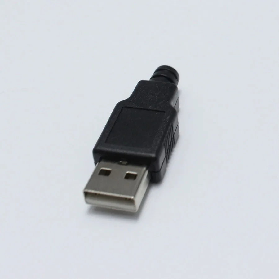 10 шт. DIY USB тип A сварочный Тип штекер 3 в 1 разъем адаптер для OD 0 мм провод черный