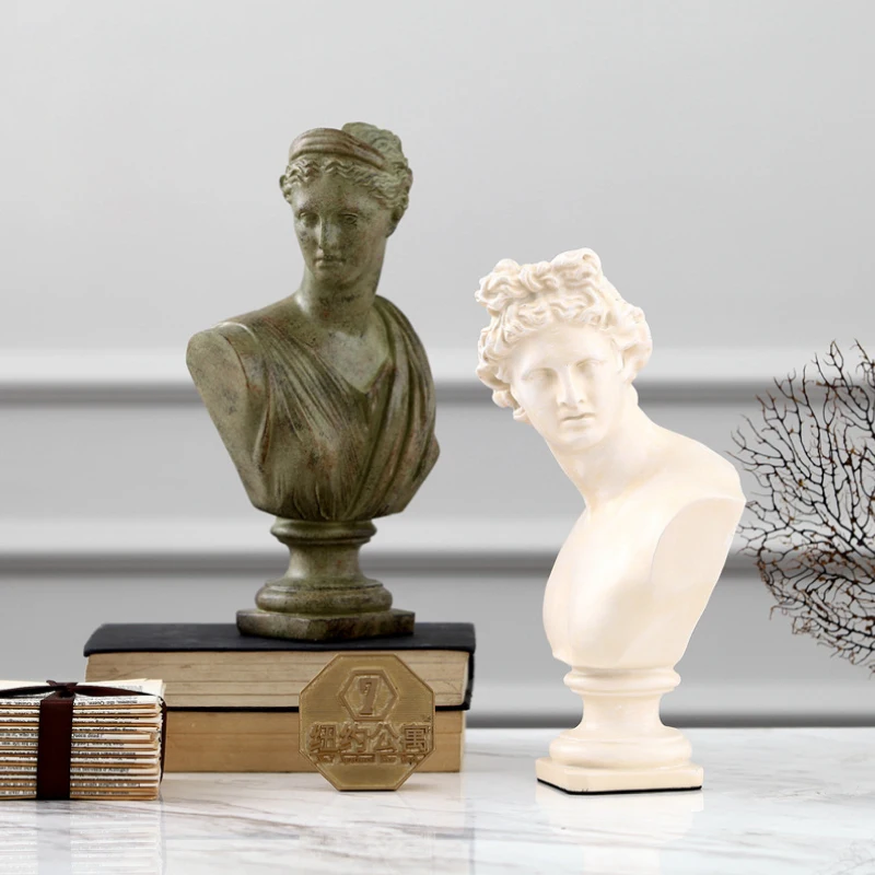 Французский Сельский стиль смола Давид богиня модель куклы искусство ремесла