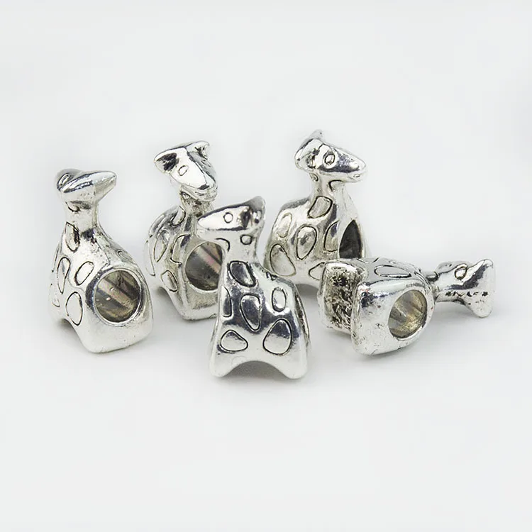 Модные большие отверстия Корона яблоко Жираф подвеска из сплава зеленый с