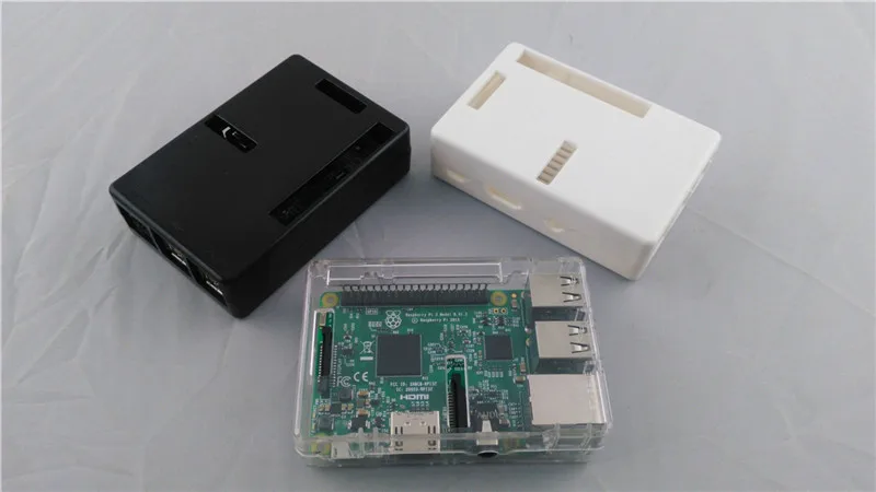 Черные чехлы премиум-класса для Raspberry Pi 2 B чехол корпуса корпус из АБС-пластика V2