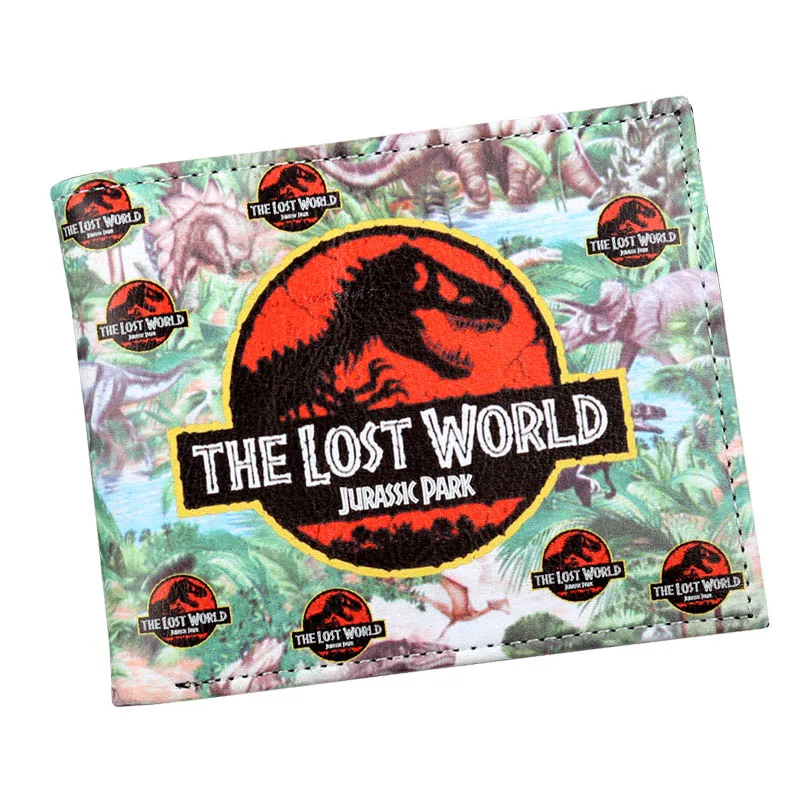 Мужской кошелек с отделением для карт в стиле парка Юрского периода The Lost World - Цвет: TLW-01