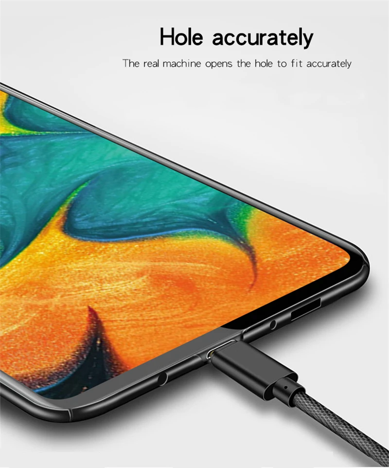 Чехол для Samsung Galaxy A40 тонкий классический матовый чехол из поликарбоната с