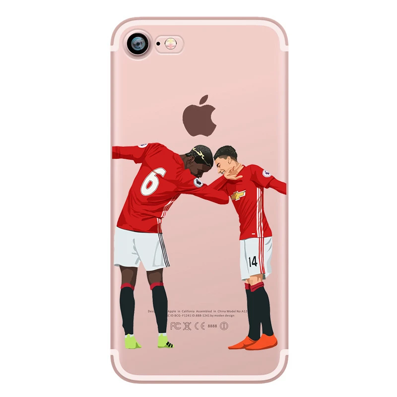 Football Star чехол для iPhone 6 S 5 5S SE 7 8 крышка футбол Роналду мобильный телефон сумка