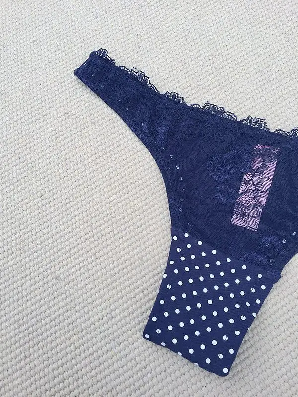 Voplidia T-back новое нижнее белье женские трусики сексуальные женские стринги и стринги розовые женские бесшовные кружевные в горошек белье PM030
