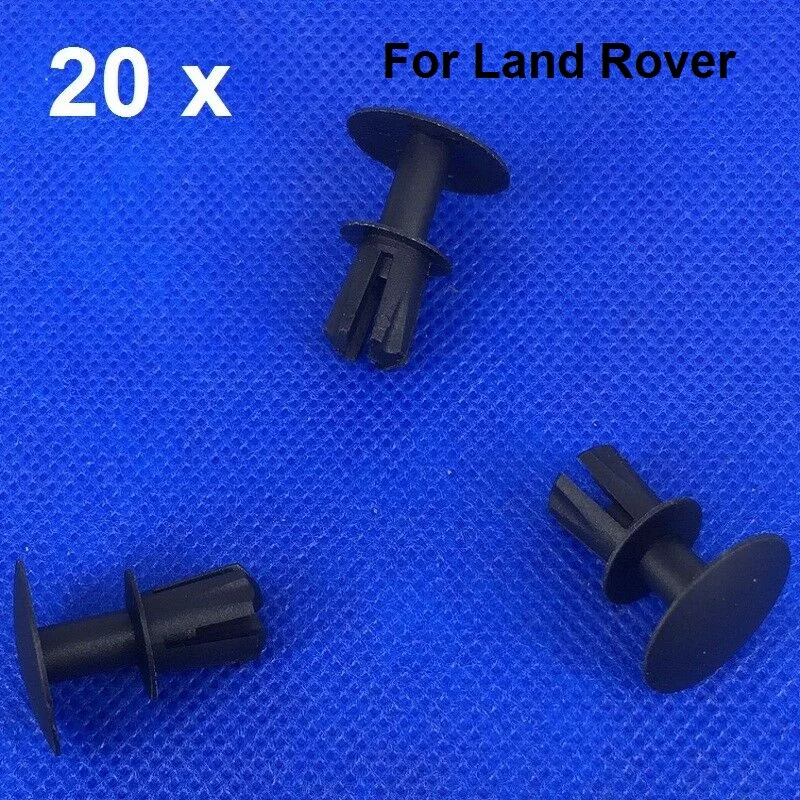 x20 Clips For 8mm Rivets Land Rover A-Pillar / D-Pillar Trim RYQ500170 &amp DYQ500060 | Автомобили и мотоциклы