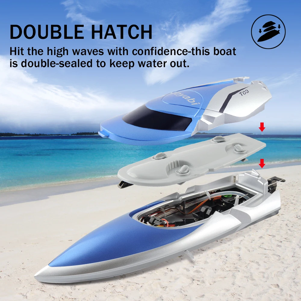 Радиоуправляемая лодка бассейн игрушки высокоскоростная с дистанционным