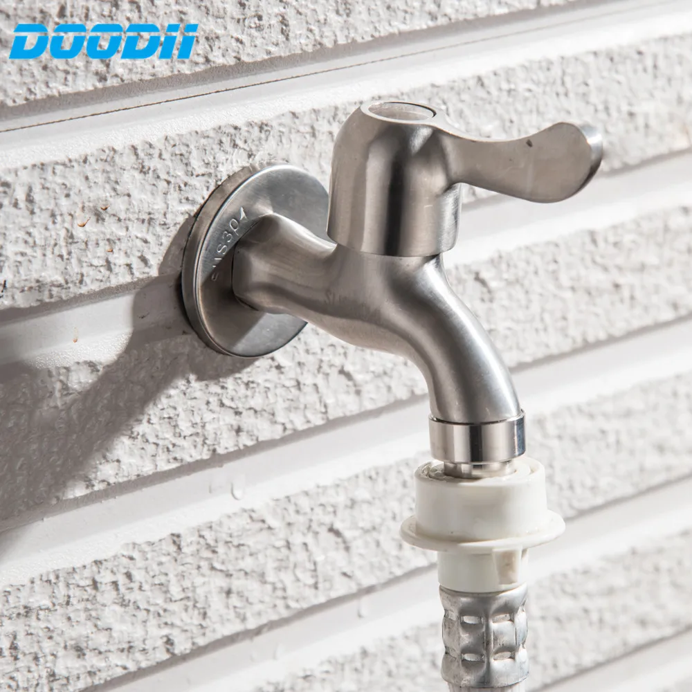 Дуди Ван Маунт Ванная Кран 304 Нержавеющая сталь Садовый Туалетный Кран для Стиральной Машины Высокое Качество