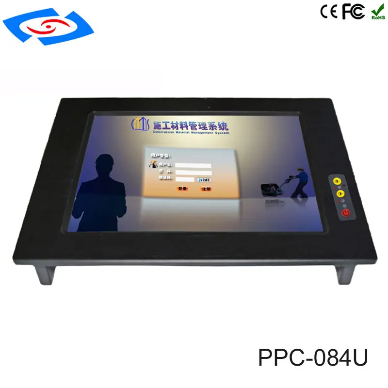 100% Well Tested 8.4&quot Fanless Touch Screen Embedded Industrial Panel PC With 800x600 Resolution Support WiFi/3G/4G/LTE Tablet |
