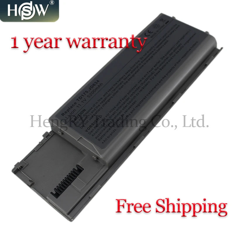 Аккумулятор для ноутбука HSW 11 1 В JD775 JY366 KD489 KD491 KD492 KD494 KD495 NT379 PC764 PC765 Dell Latitude D620 D630 D631 6