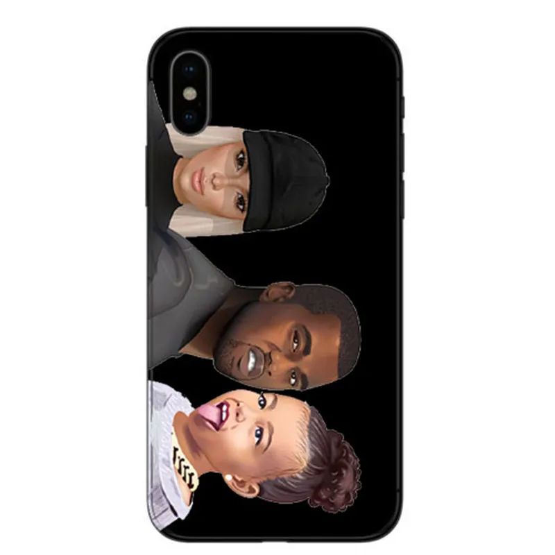 Кайли Дженнер kimoji Ким Кардашьян kanye west Северный Мягкий ТПУ Тампа da Caixa ли телефон