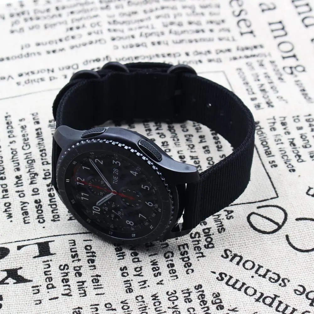 Классический нейлоновый ремешок для samsung gear S3 Band Frontier ремешок для gear S3 классический ремешок 22 мм браслет для часов