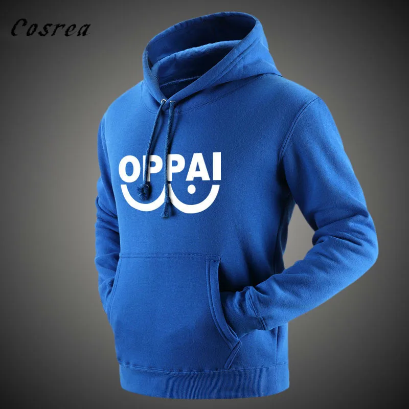 Аниме One Punch Man костюмы для косплея Сайтама Oppai Hero куртка с капюшоном толстовка