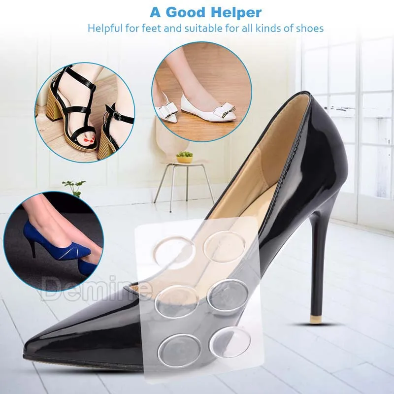 Demine 6 шт. Мягкие Гелевые силиконовые подушки для пальцев ног моментальные