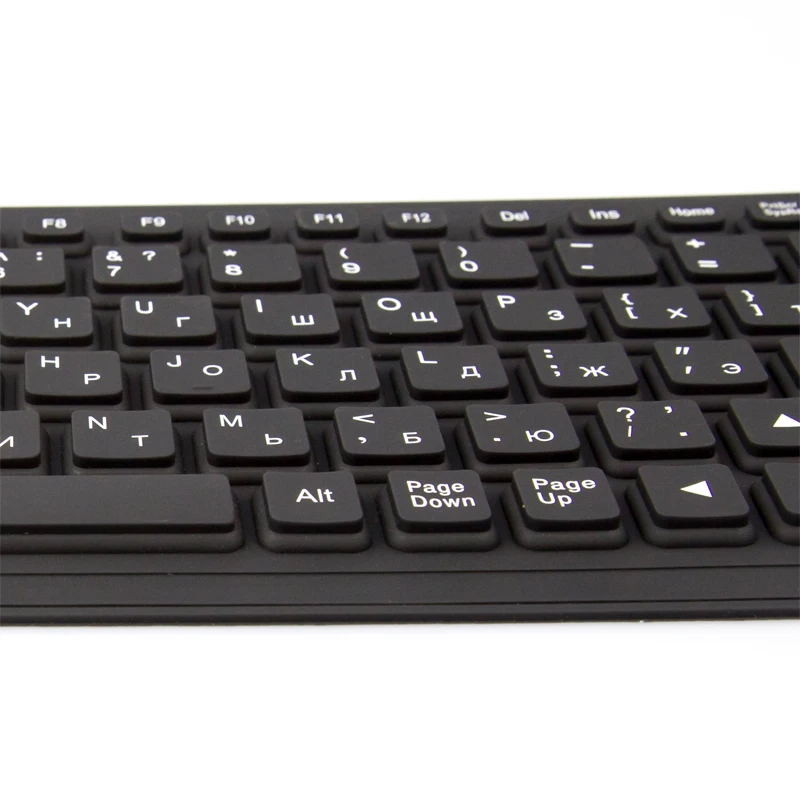Новая английская/Русская Проводная клавиатура с 85 клавишами водонепроницаемая