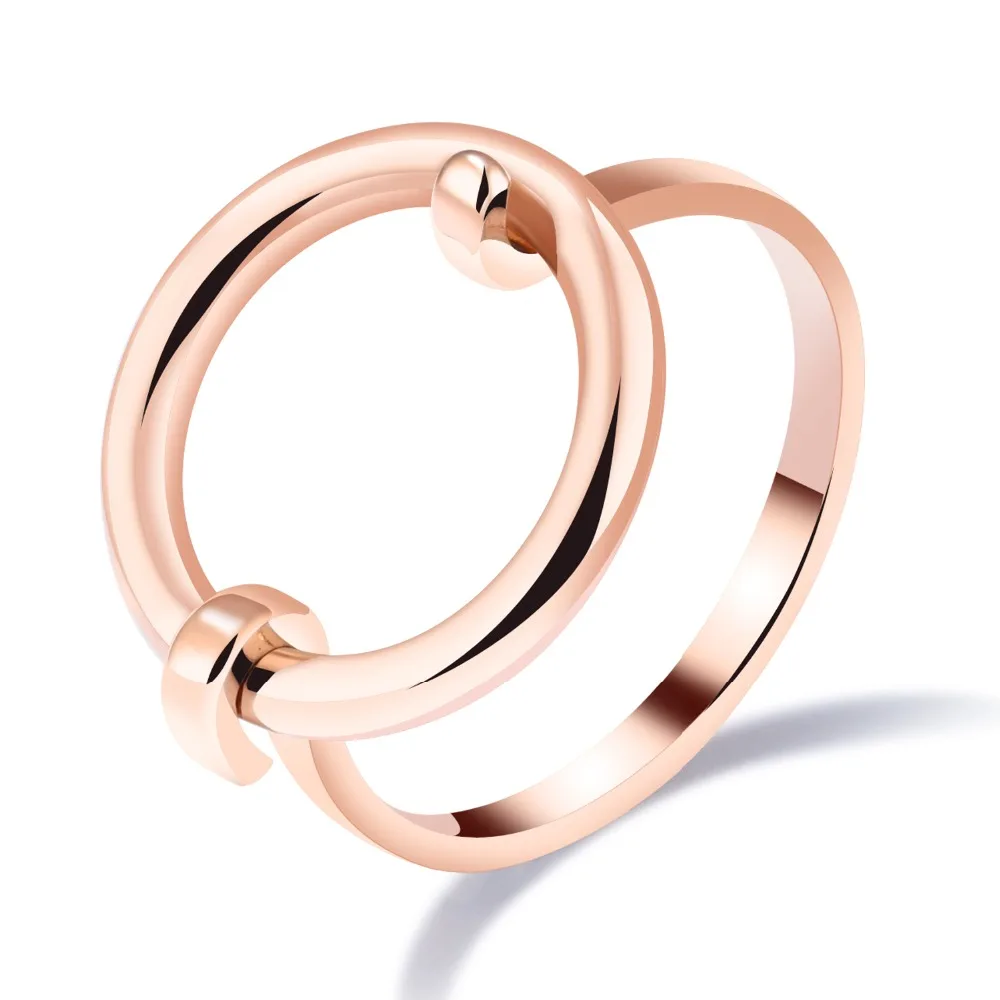 Творческий Нержавеющая сталь Кольца для Для женщин никогда не увядает женский