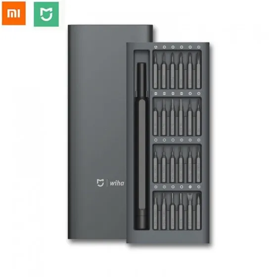 Xiaomi Mijia Wiha 24 в 1 Набор отверток магнитные инструменты для ремонта алюминиевая коробка Mijia Набор отверток Прямая поставка