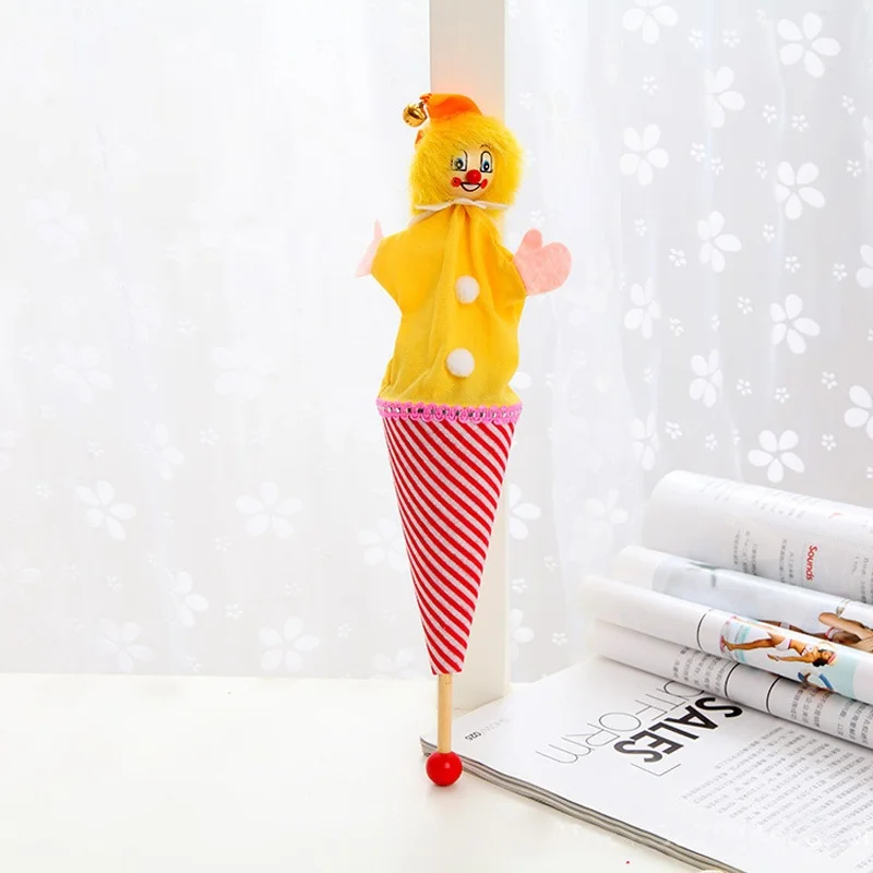 Новинка детская деревянная Выдвижная игрушка Клоун улыбающееся лицо прятки игры забавная для детей