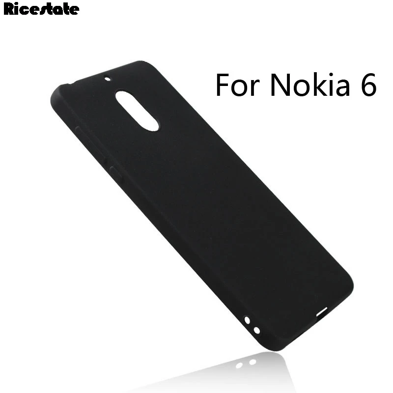Матовый Силиконовый ТПУ мягкий чехол Ricestate для Nokia 1 2 3 5 6 8 X5 X6 7 Plus 2018 однотонный