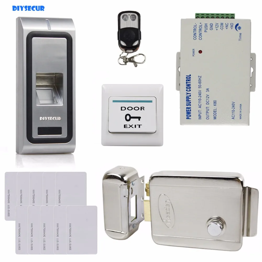 DIYSECUR дистанционное управление отпечатков пальцев 125 кГц RFID считыватель ID карт