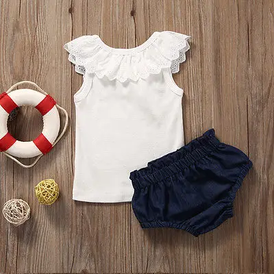 Футболка детская летняя с круглым вырезом из джинсовой ткани | Мать и ребенок