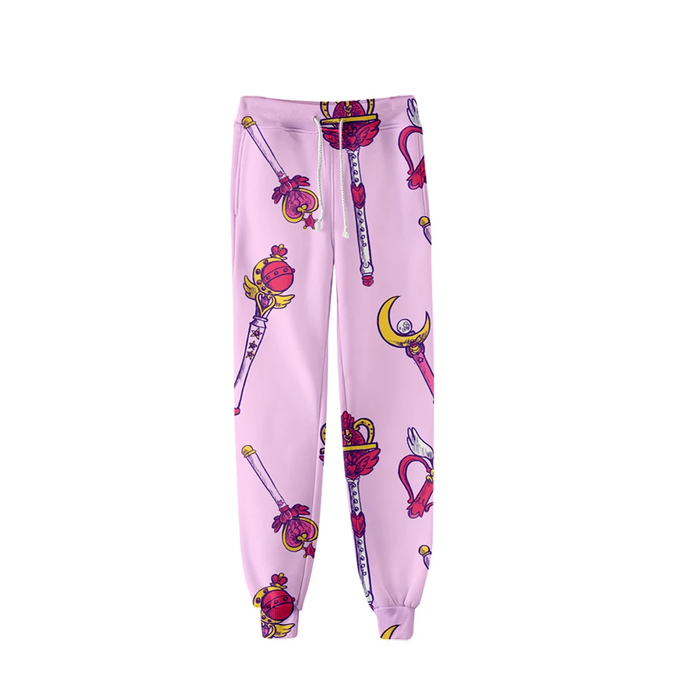 Сейлор Луна штаны унисекс ролевые в стиле хип хоп брюки для Отдыха 3D печать