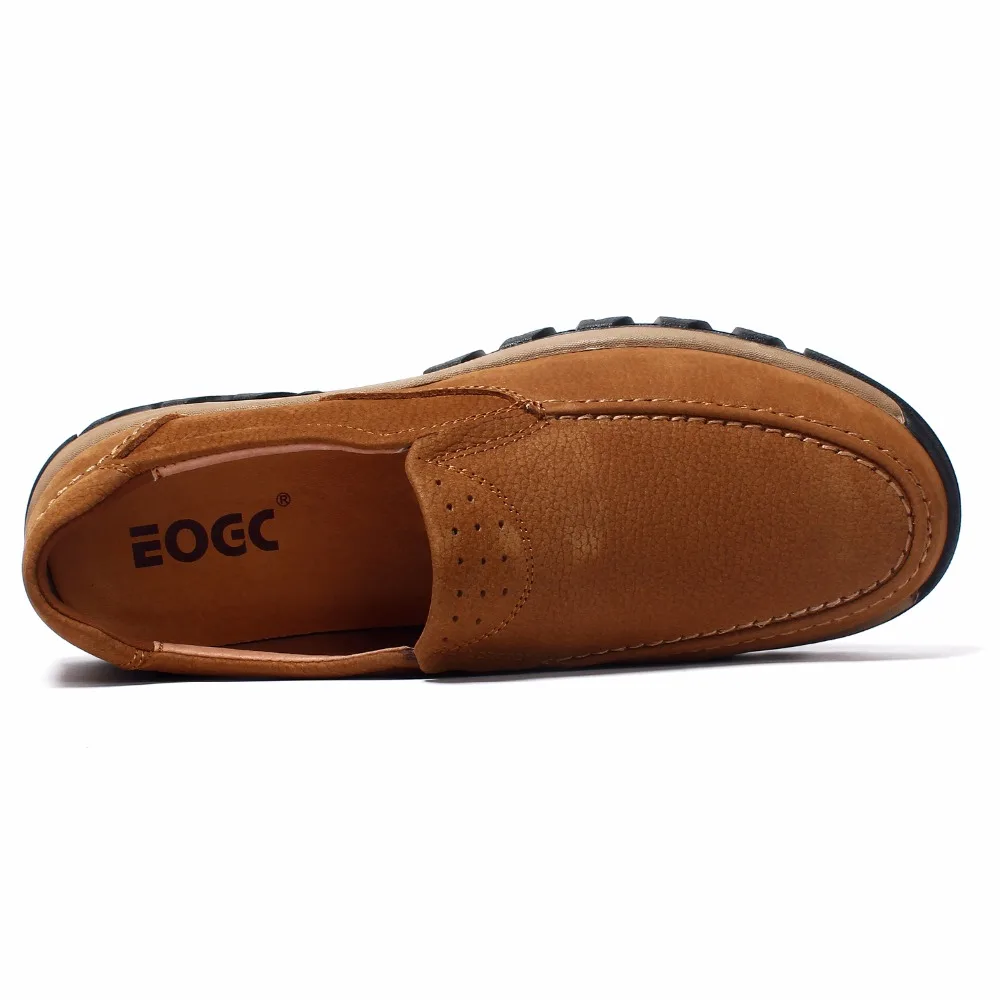 Men's Outdoor Shoes First Layer Leather Casual shoes High Quality Mountaineering Oxfords Genuine men | Обувь