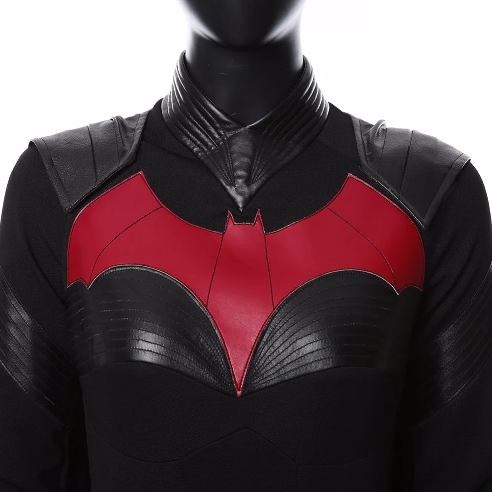 ТВ Бэтвумен костюм Kate Kane Косплей Jumpsut маска полный комплект униформы Бэтмен Косплей для женщин взрослых девочек Карнавальный костюм на заказ