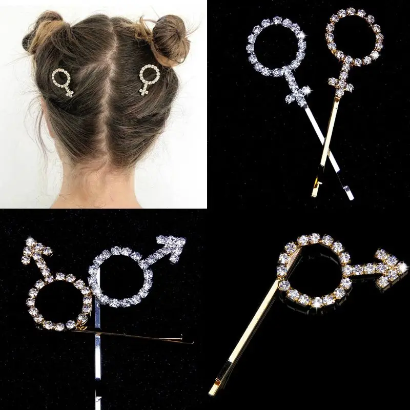 Заколка для волос в виде символа пола женщин и девушек| |