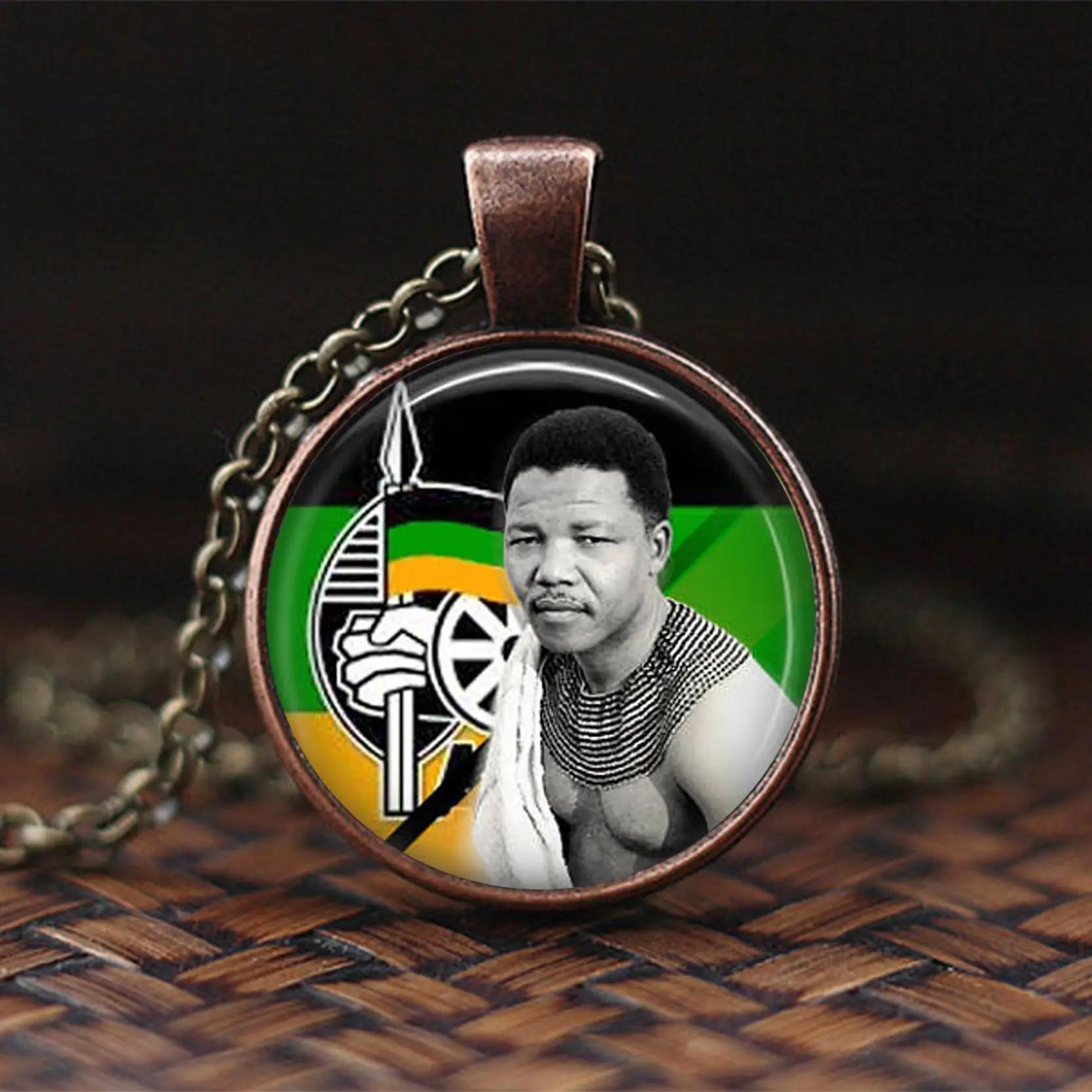 9 Новая мода Che Guevara Martin Luther King Malcolm X стеклянный кабошон кулон ожерелье для мужчин и женщин ювелирные изделия подарок - Окраска металла: 9