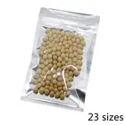 100 шт.лот, мешки из алюминиевой фольги, упаковка для пищевых продуктов, 23 размера, майларовая фольга, Ziplock, термопечать, мешки для хранения, Smellproof