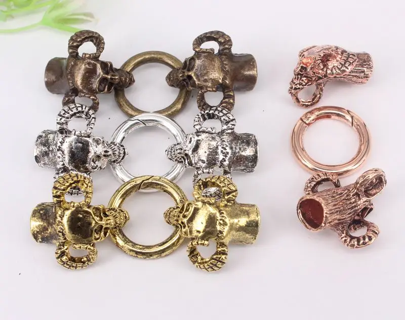 Пружинные застежки для замков с черепами пружинные изготовления кожаного