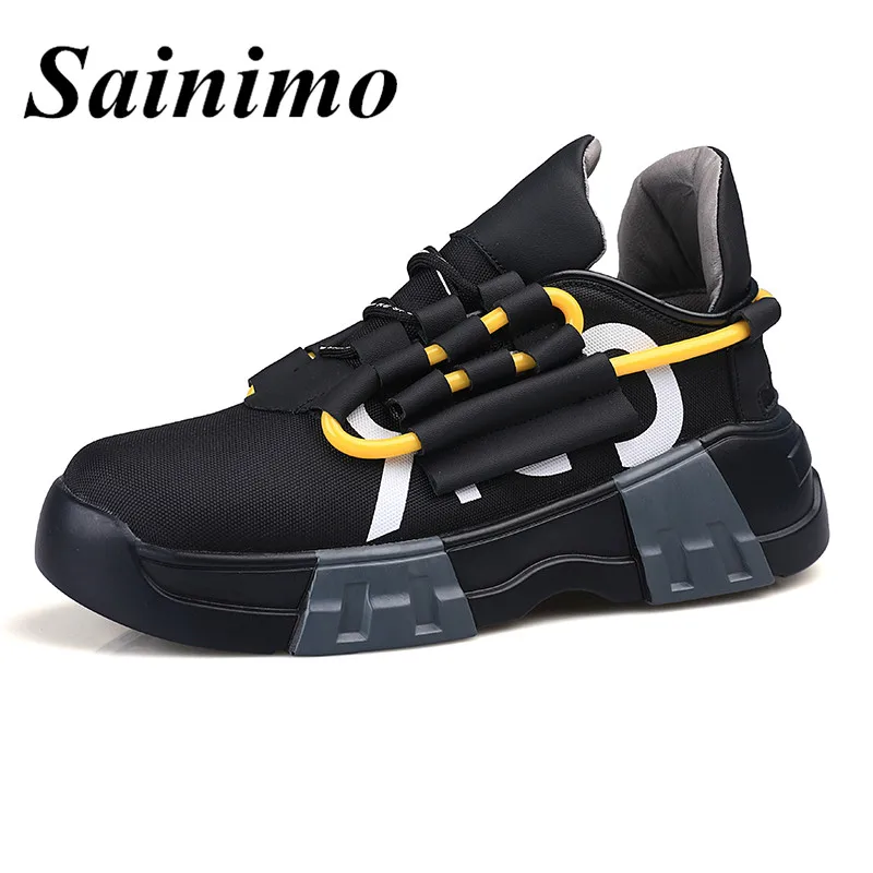 2019 Fashion Height Increasing Men Casual Shoes Hot Sale Dad sneakers breathable Chunky Sneakers zapatos hombre | Обувь