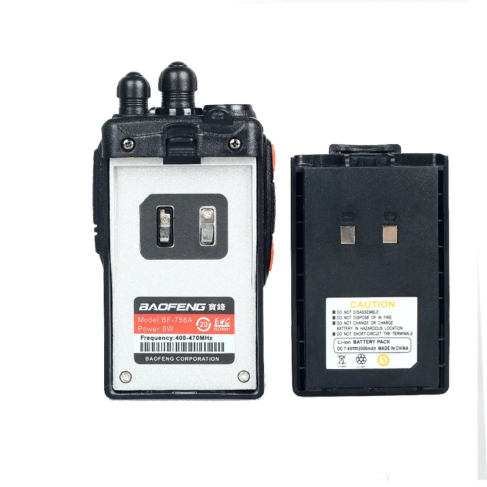 Baofeng BF-758a Walkie Talkie 10 КМ 6 Вт Двухстороннее Радио Pofung bf 758a cb радио сканер | Мобильные