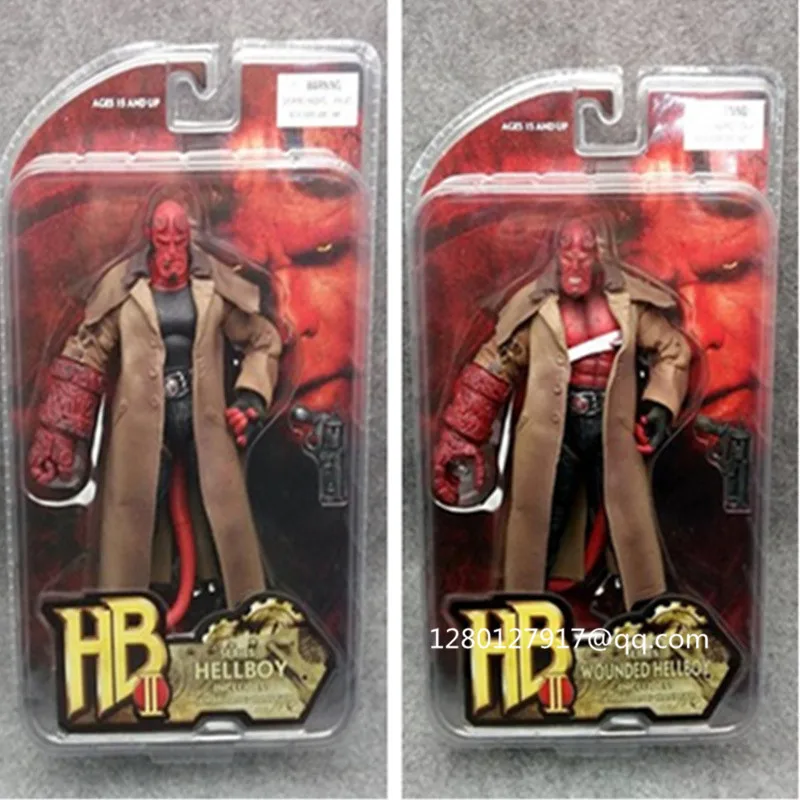 6 дюймов супергерой Hellboy Anung Un Rama сын сатаны включает в себя самурайский пистолет