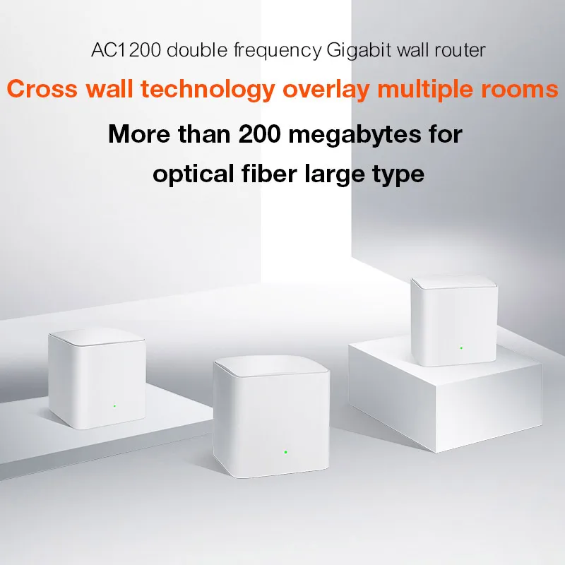 Беспроводной Wi Fi роутер Tenda Nova MW5s AC1200 двухдиапазонный для всей домашней сети мост