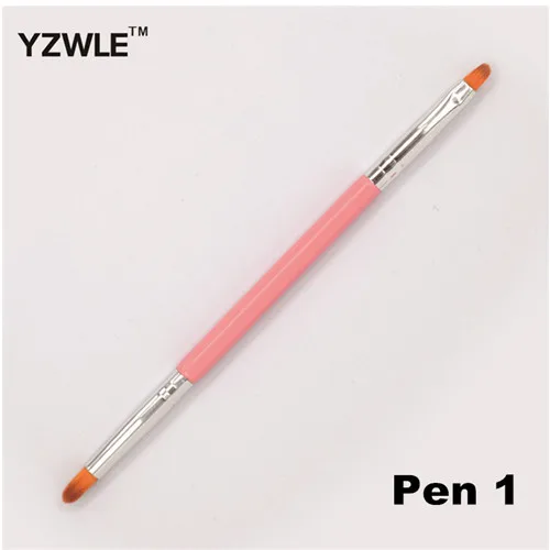 Pen 1 YZWLE 21 различных стилей DIY Дизайн ногтей акриловый УФ гель дизайн кисти для рисования ручка советы набор инструментов(Z01-21 - Цвет: Pen 1